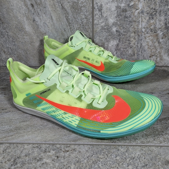 Nike Zoom Victory 5 XC Track Field Spikes Mens Size 12.5 Volt Orange AJ0847-701 - Picture 8 of 10
